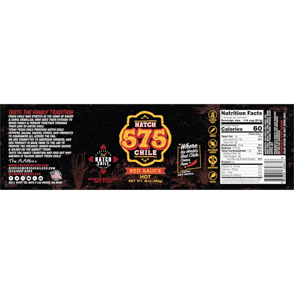 575 Hatch Red Chile Sauce - Image 12