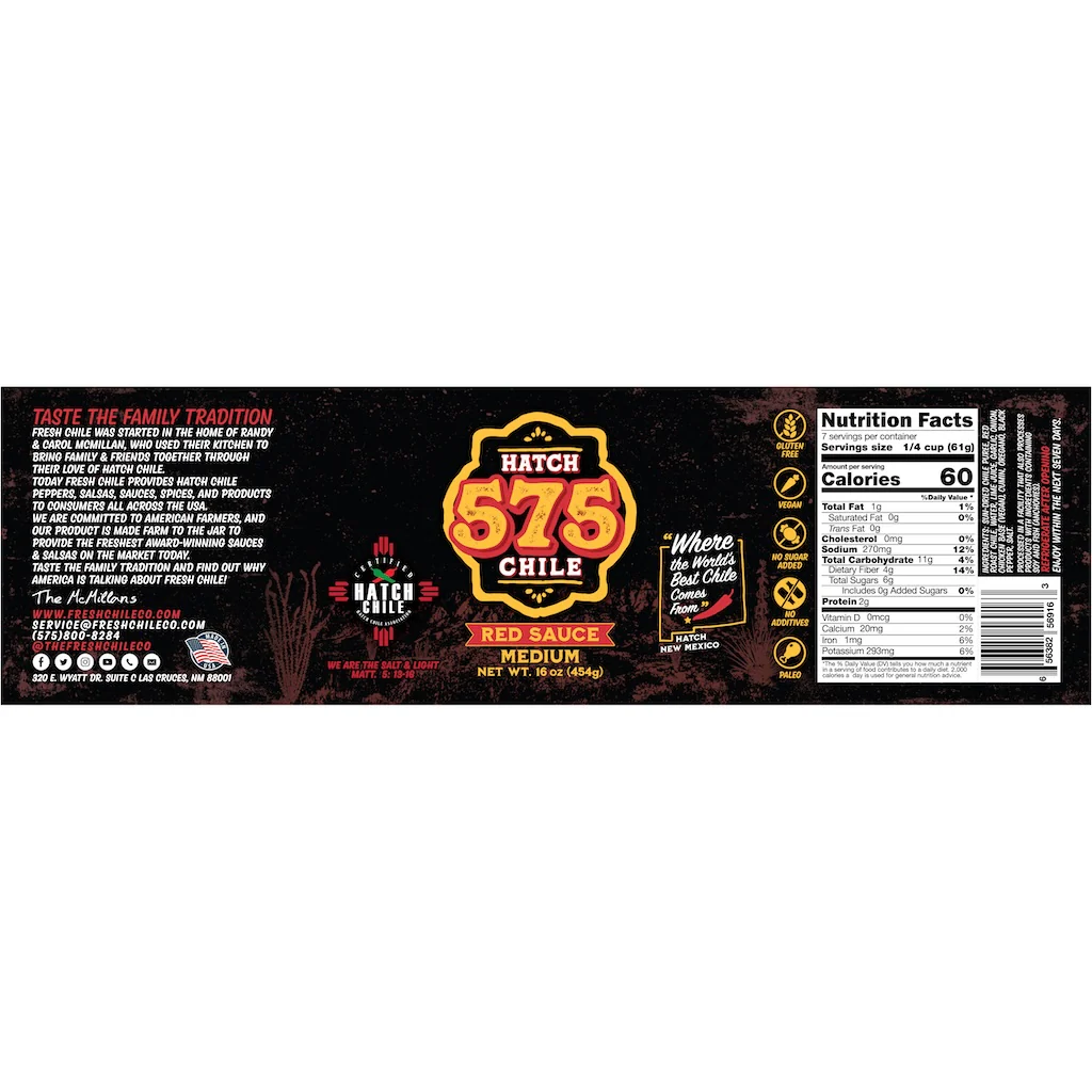 575 Hatch Red Chile Sauce - Image 13