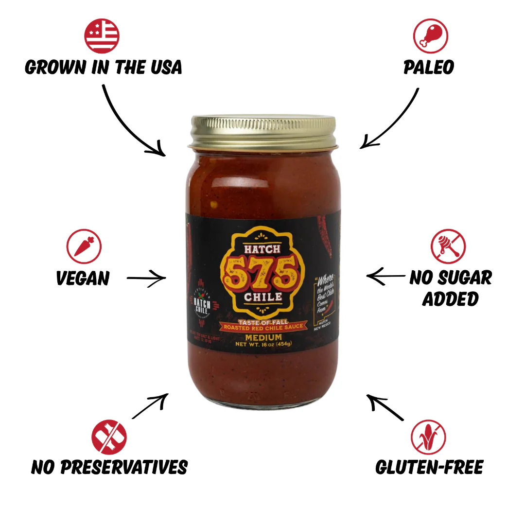 575 Roasted Hatch Red Chile Sauce | Taste of Fall - Image 2
