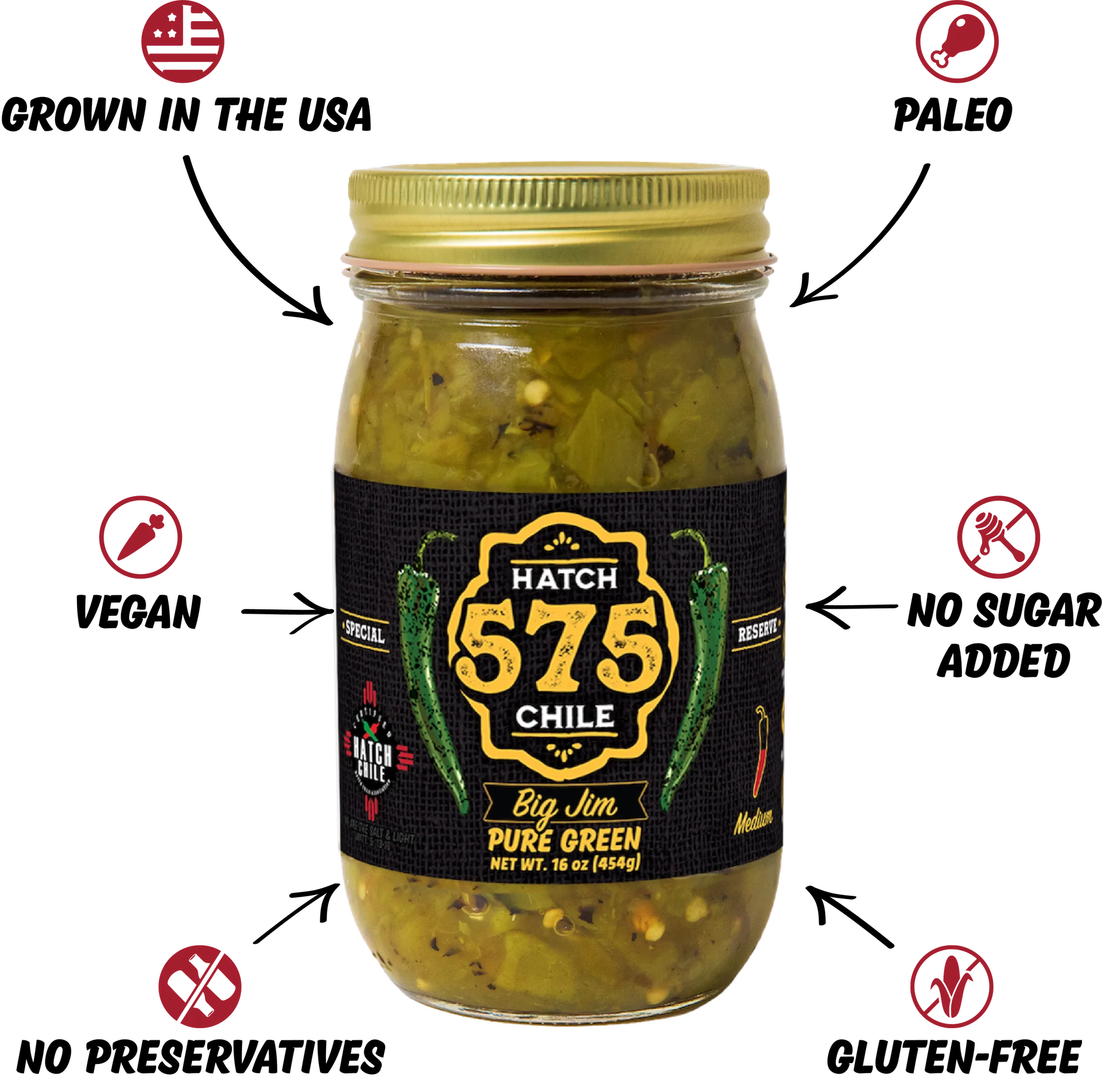 Pre-Order 575 Big Jim Hatch Green Chile (Medium) - Image 3