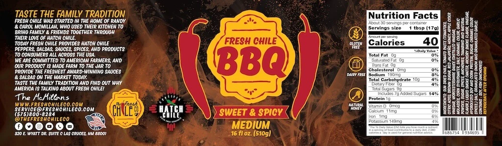 Sweet & Spicy Hatch Red Chile BBQ Sauce - Image 12