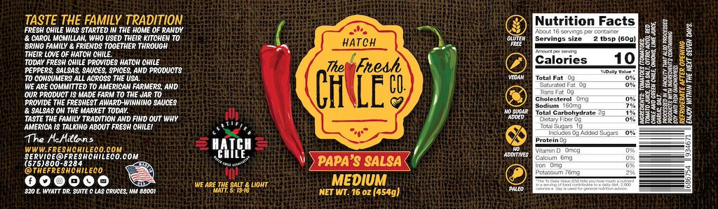 Papa's Chunky Hatch Chile Salsa - Image 13